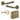 Frelan Hardware - Jedo Classic Door Pack - 57mm Backset - Latch - 3" Hinge; #finish_antique-brass