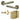Frelan Hardware - Jedo Bloom Door Pack - 44mm Backset - Latch - 4" Hinge; #finish_antique-brass