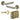 Frelan Hardware - Jedo Hex Door Pack - 57mm Backset - Latch - 3" Hinge; #finish_antique-brass