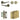 Frelan Hardware - Jedo Gio Door Pack - 57mm Backset - Plain Turn - 4" Hinge; #finish_antique-brass
