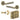 Frelan Hardware - Jedo Venice Door Pack - 44mm Backset - Latch - 3" Hinge; #finish_antique-brass