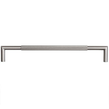 Frelan Hardware - Stainless Steel Knurled Pull Handle - 425mm - Single - Bolt Through; #finish_gun-metal