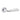 Frelan Hardware - Jedo Fluted Door Handles on Rose - Pair; #finish_polished-chrome