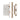 Frelan Hardware - Jedo Bathroom Lock - 72mm - DIN Standard - Squared; #finish_antique-brass