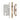 Frelan Hardware - Jedo Escape Lock - 72mm - DIN Standard - Squared; #finish_antique-brass