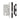 Frelan Hardware - Jedo Escape Lock - 72mm - DIN Standard - Radiused; #finish_black