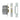 Frelan Hardware - Jedo 3 Lever Sash Lock - 65mm; #finish_satin-chrome