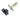 Frelan Hardware - Jedo Kontrax Tubular Latch - 64mm; #finish_black