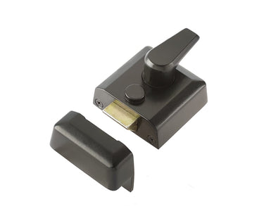 Frelan Hardware - Jedo Stile Night Latch - 66mm; #finish_black