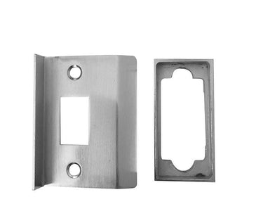 Frelan Hardware - Jedo Rebate Kits for Double Sprung Tubular Latches - 13mm; #finish_satin-chrome