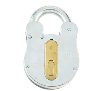 Frelan Hardware - Fire Brigade Padlock - FB11; #finish_zinc-plate
