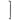 Frelan Hardware - Three One Six Diamond Pull Handle - 600mm - Single - Bolt Through; #finish_black