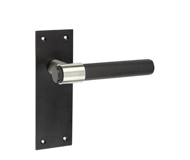 Frelan Hardware - Nero T-Bar Door Handles - Pair - Latch; #finish_black
