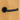 Frelan Hardware - Nero Orbit Door Handles on Rose - Pair - Handle Only; #finish_black