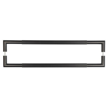 Frelan Hardware - Three One Six Linear Pull Handle - 600mm - Pair - Back to Back; #finish_black