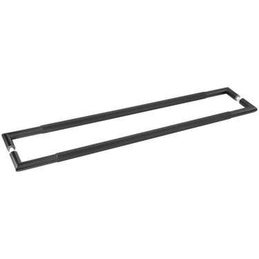 Frelan Hardware - Three One Six Diamond Pull Handle - 800mm - Pair - Back to Back; #finish_black
