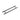 Frelan Hardware - Nero Guardsman Pull Handle - 600mm - Pair - Back to Back; #finish_black
