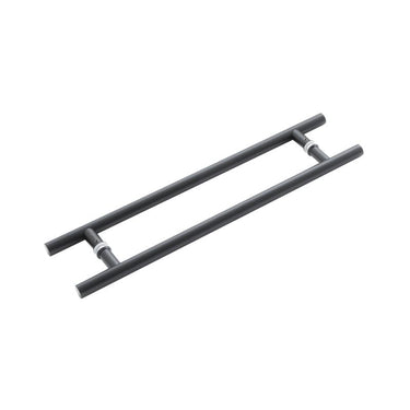 Frelan Hardware - Nero Guardsman Pull Handle - 600mm - Pair - Back to Back; #finish_black