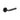 Frelan Hardware - Three One Six Linear Knurled Door Handles on Rose - Pair; #finish_black