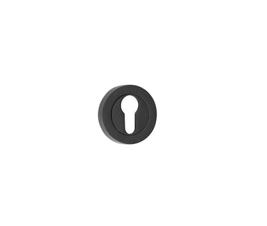 Frelan Hardware - Nero Euro Profile Escutcheon - 50mm; #finish_black