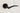 Frelan Hardware - Nero Noir Door Handles on Rose - Pair - Handle Only; #finish_black