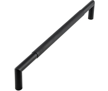 Frelan Hardware - Nero Mitred Pull Handle - 425mm - Single - Bolt Through; #finish_black