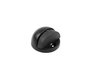 Frelan Hardware - Jedo Oval Floor Mounted Door Stop - 46mm x 26mm; #finish_black