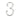 Frelan Hardware - Numerals - 75mm - 3; #finish_polished-chrome