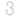 Frelan Hardware - Numerals - 75mm - 3; #finish_satin-chrome