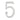 Frelan Hardware - Numerals - 75mm - 5; #finish_satin-chrome