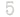 Frelan Hardware - Numerals - 75mm - 5; #finish_satin-chrome