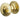 Frelan Hardware - Jedo Reeded Mortice Door Knobs - 53mm - Pair; #finish_polished-brass