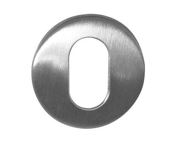 Frelan Hardware - Oval Profile Escutcheon - Grade 304 - 52mm x 5mm; #finish_satin-stainless-steel