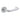 Frelan Hardware - Stainless Steel Orbit Door Handles on Rose - 8mm Rose - Pair - 201 Grade; #finish_satin-stainless-steel