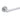 Frelan Hardware - Atlanta Door Handles on Rose - Pair - 201 Grade Steel; #finish_satin-stainless-steel