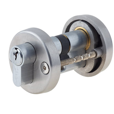 Frelan Hardware - Armoured Security Escutcheon - 304 SS; #finish_satin-stainless-steel