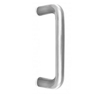 Frelan Hardware - D Shape Stainless Steel 201 Pull Handle  - Single - 425mm x 19mm; #finish_satin-stainless-steel