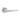 Frelan Hardware - Meteor Door Handles on Rose - Pair; #finish_satin-stainless-steel