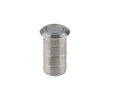 Frelan Hardware - Stainless Steel Dust Proof Spring Floor Bolt Socket - 20mm x 25mm; #finish_satin-stainless-steel