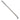 Frelan Hardware - Stainless Steel Square Lever Action Flushbolt - Radiused Forend - 609mm; #finish_satin-stainless-steel