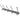Frelan Hardware - Multi Hook Hat & Coat Hooks - 450mm; #finish_satin-stainless-steel