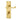 Frelan Hardware - Victorian Scroll Door Handles - Pair - Bathroom; #finish_polished-brass