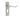 Frelan Hardware - Victorian Scroll Door Handles - Pair - Euro Lock; #finish_satin-chrome