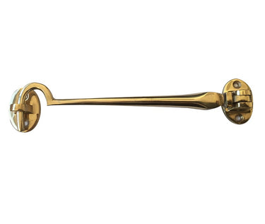 Frelan Hardware - Jedo Brass Cabin Hooks - 75mm; #finish_polished-brass