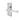 Frelan Hardware - Victorian Scroll Door Handles - Short - Pair - Latch; #finish_polished-chrome