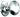 Frelan Hardware - Jedo Mushroom Door Knobs - 57mm - Pair; #finish_polished-chrome