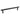 Frelan Hardware - Bari Pull Handle - 300mm - Single - Bolt Through; #finish_black