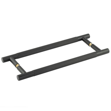 Frelan Hardware - Bari Pull Handle - 300mm - Pair - Back to Back; #finish_black