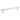 Frelan Hardware - Bari Pull Handle - 300mm - Single - Face Fix; #finish_polished-chrome