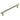 Frelan Hardware - Venice Linear Knurled Pull Handle - 300mm - Single - Face Fix; #finish_antique-brass
